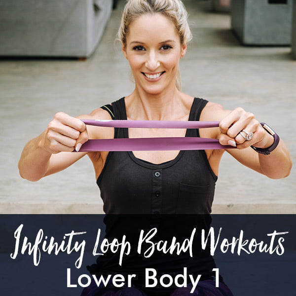 Lower body discount loop band workout